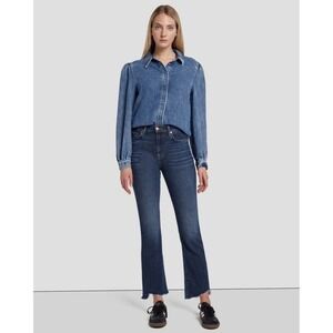 7 for all Mankind LUXE VINTAGE HIGH WAIST SLIM KICK IN DEEP SOUL SIZE 31